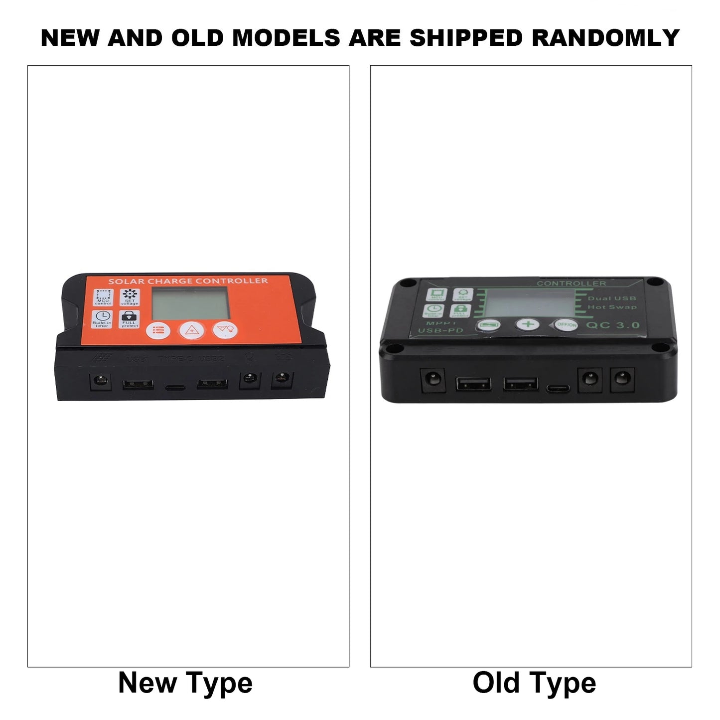 Portable 600W Solar Panel Charger, 100A Charge Controller
