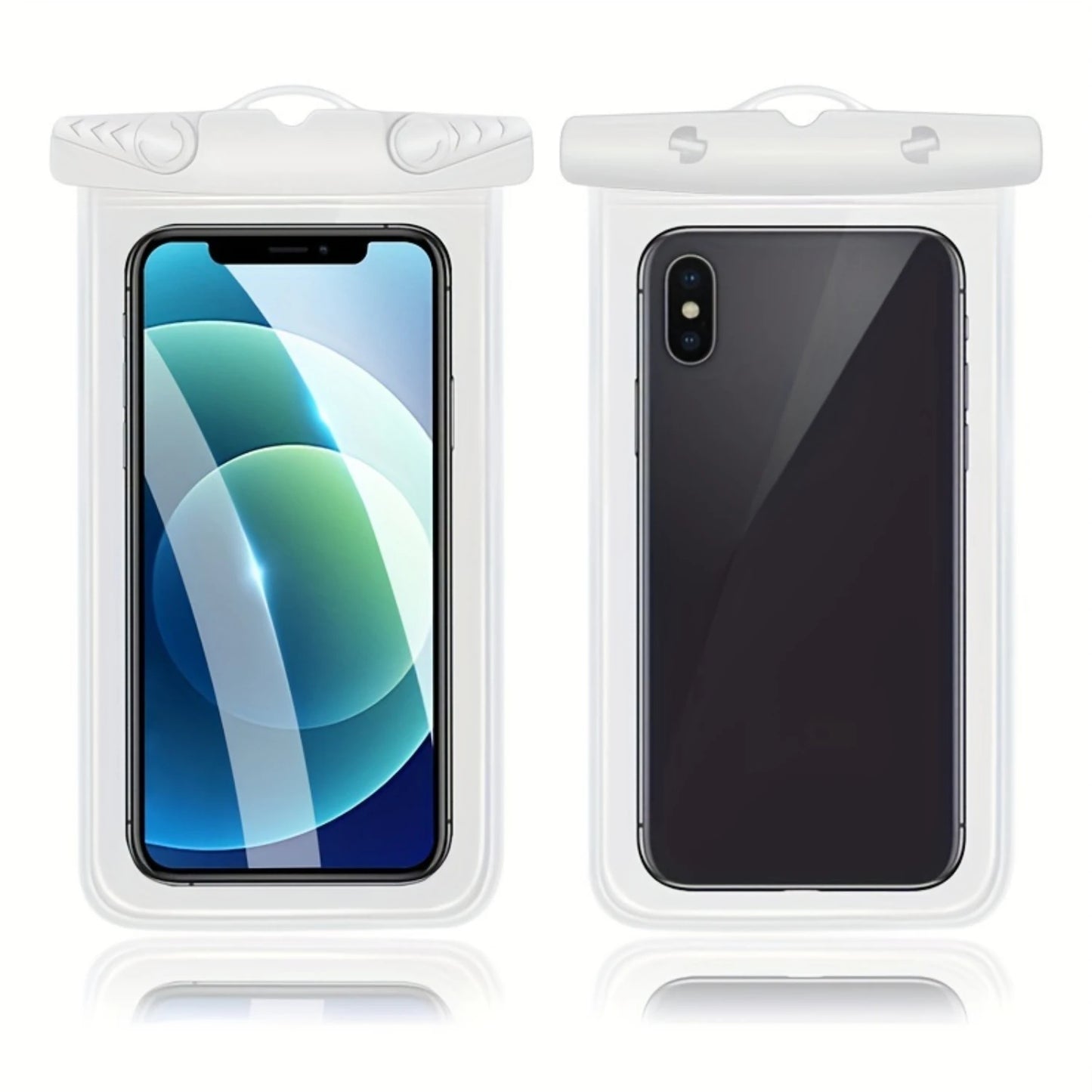 Universal IPX8 Waterproof Phone Case (2 Packs) - Up To 7", Adjustable Neck Lanyard