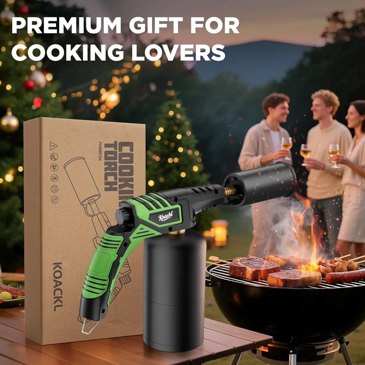 Powerful Propane Torch, Campfire Starter - Tank Not Included