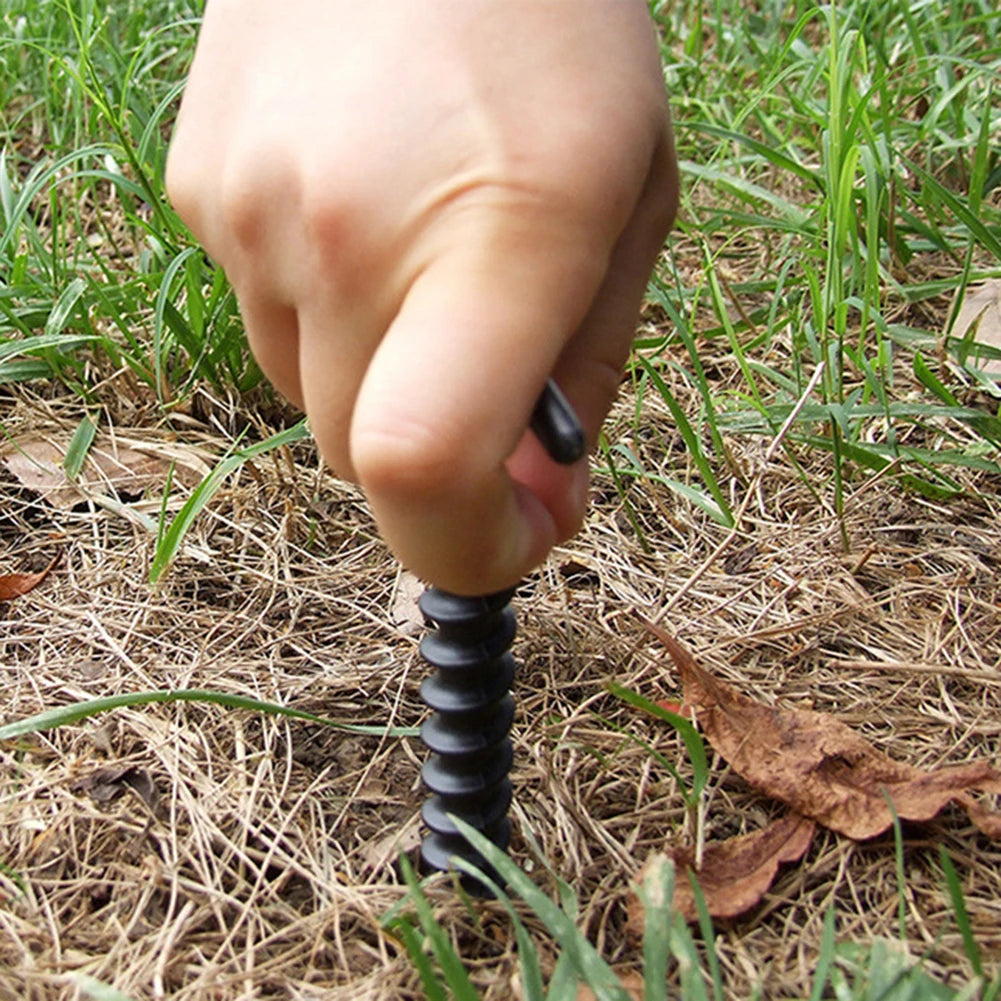 10pcs Camping Peg Screw Stakes
