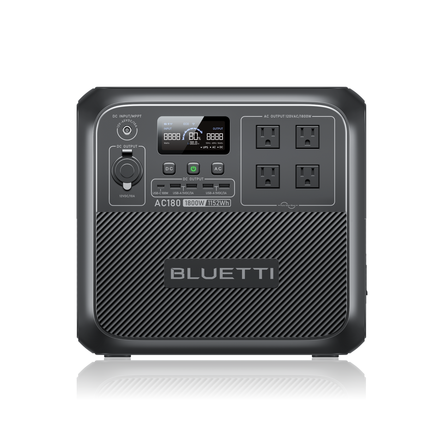 BLUETTI Elite 100 V2 Portable Power Station 1800W 1024Wh Solar Generator