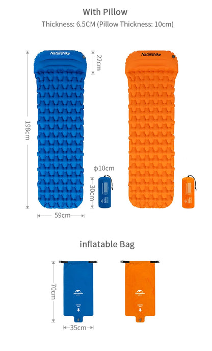Naturehike Outdoor Camping Mat Ultralight Inflatable mattress