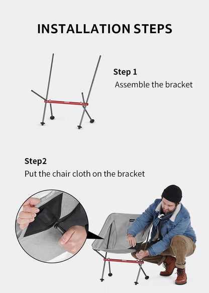 Naturehike Camping Chair Ultralight Folding, 2 styles