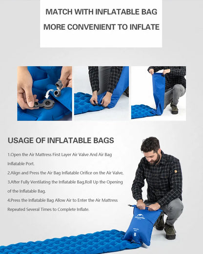 Naturehike Outdoor Camping Mat Ultralight Inflatable mattress