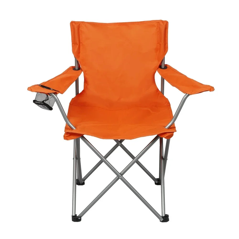 2 Pack Folding Camp Chairs with Cup Holder