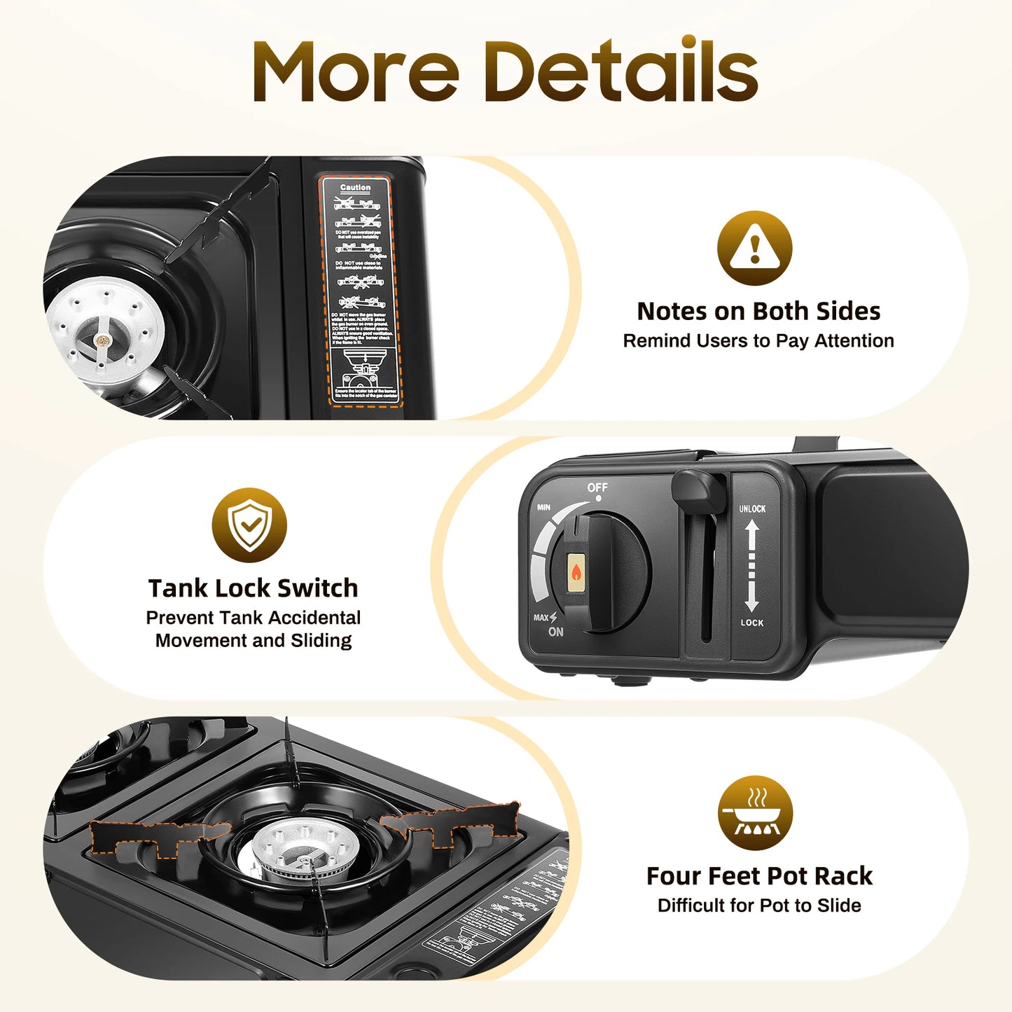 Double Head Barbecue Gas stove