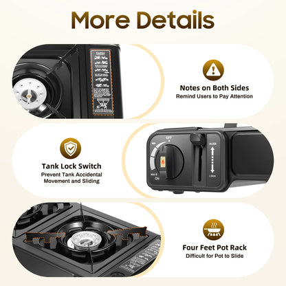 Double Head Barbecue Gas stove