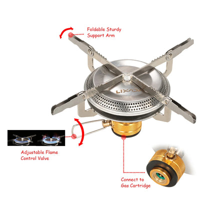 3500W Ultralight Portable Outdoor Camping Gas Stove
