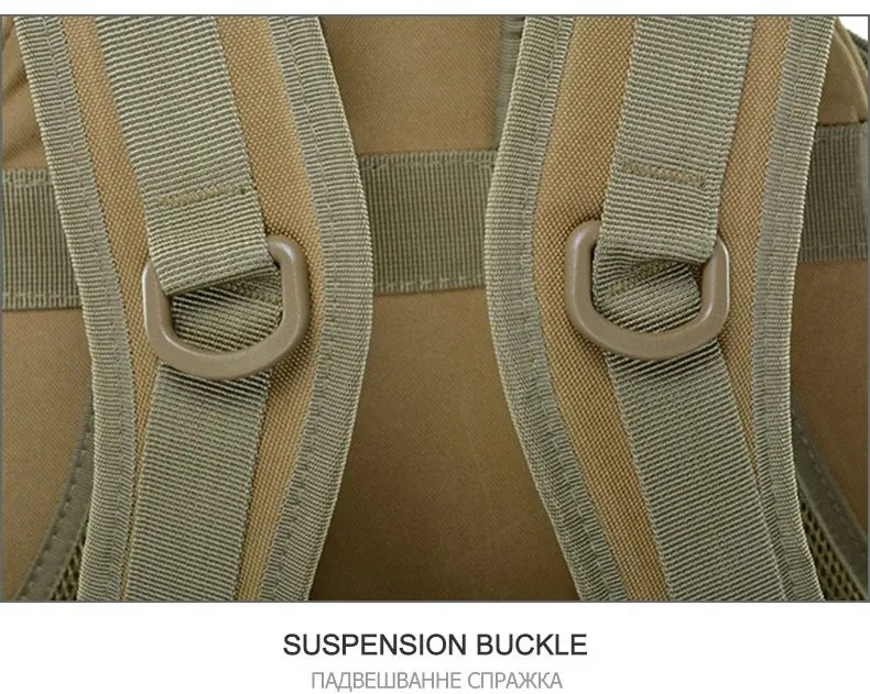 Tactical backpacks, modular loading systems, featuring reflective strips