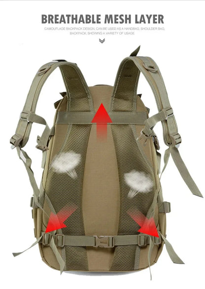 Tactical backpacks, modular loading systems, featuring reflective strips