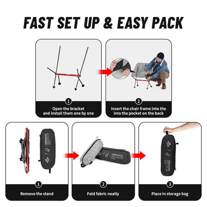 Naturehike Camping Chair Ultralight Folding, 2 styles