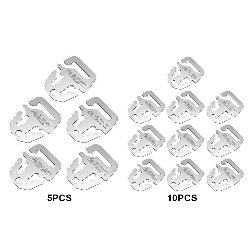 5&10Pcs Camping Tent Cord Rope Fastener