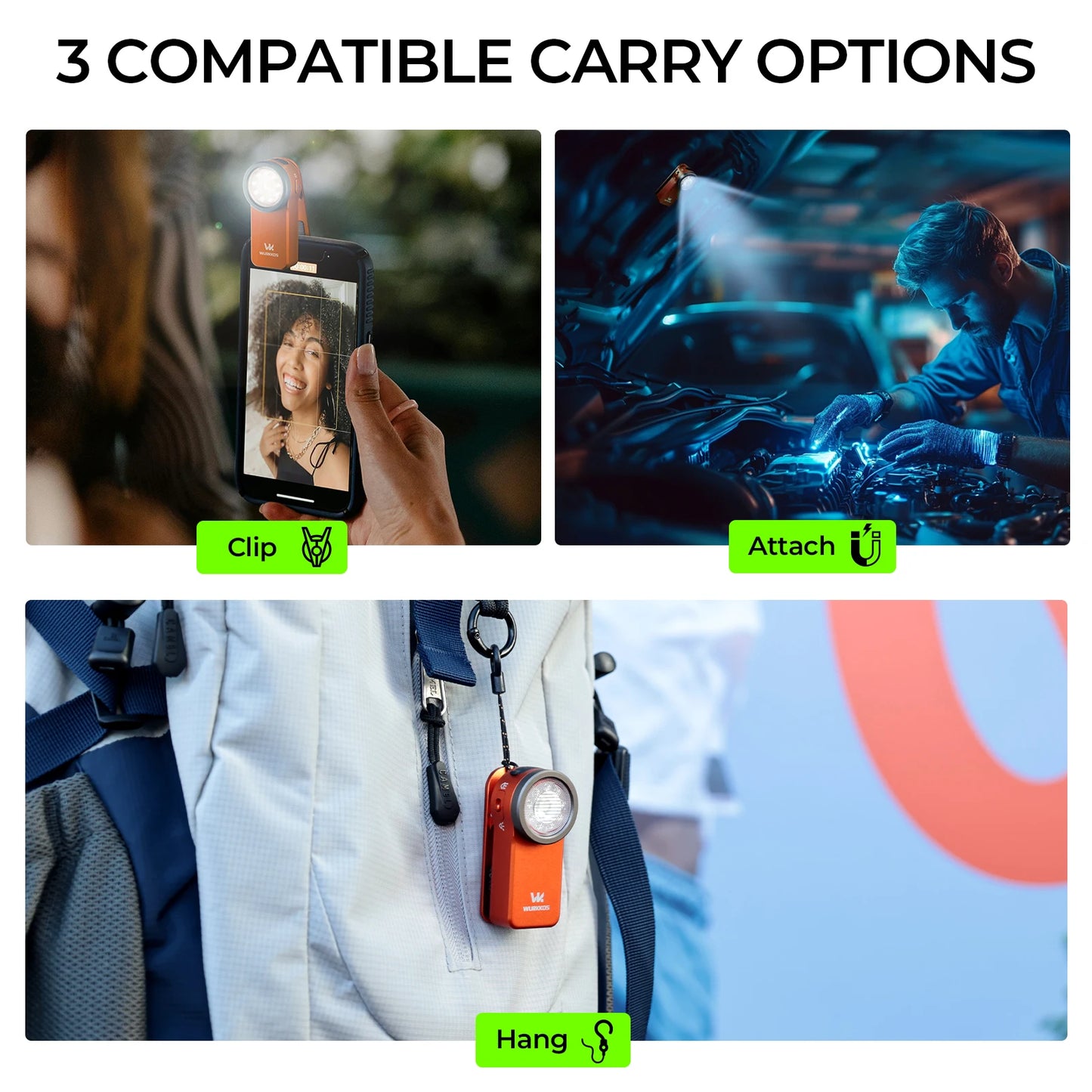 Wurkkos: USB Rechargeable Pocket Flashlight with Magnet