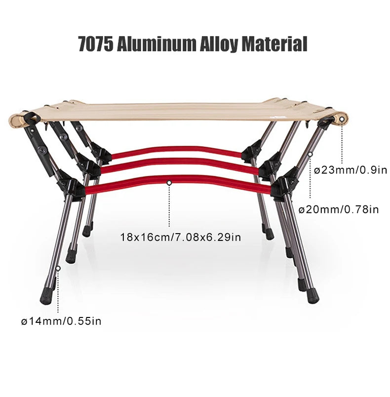 WESTTUNE Ultralight Aluminum Alloy Sleeping Cot