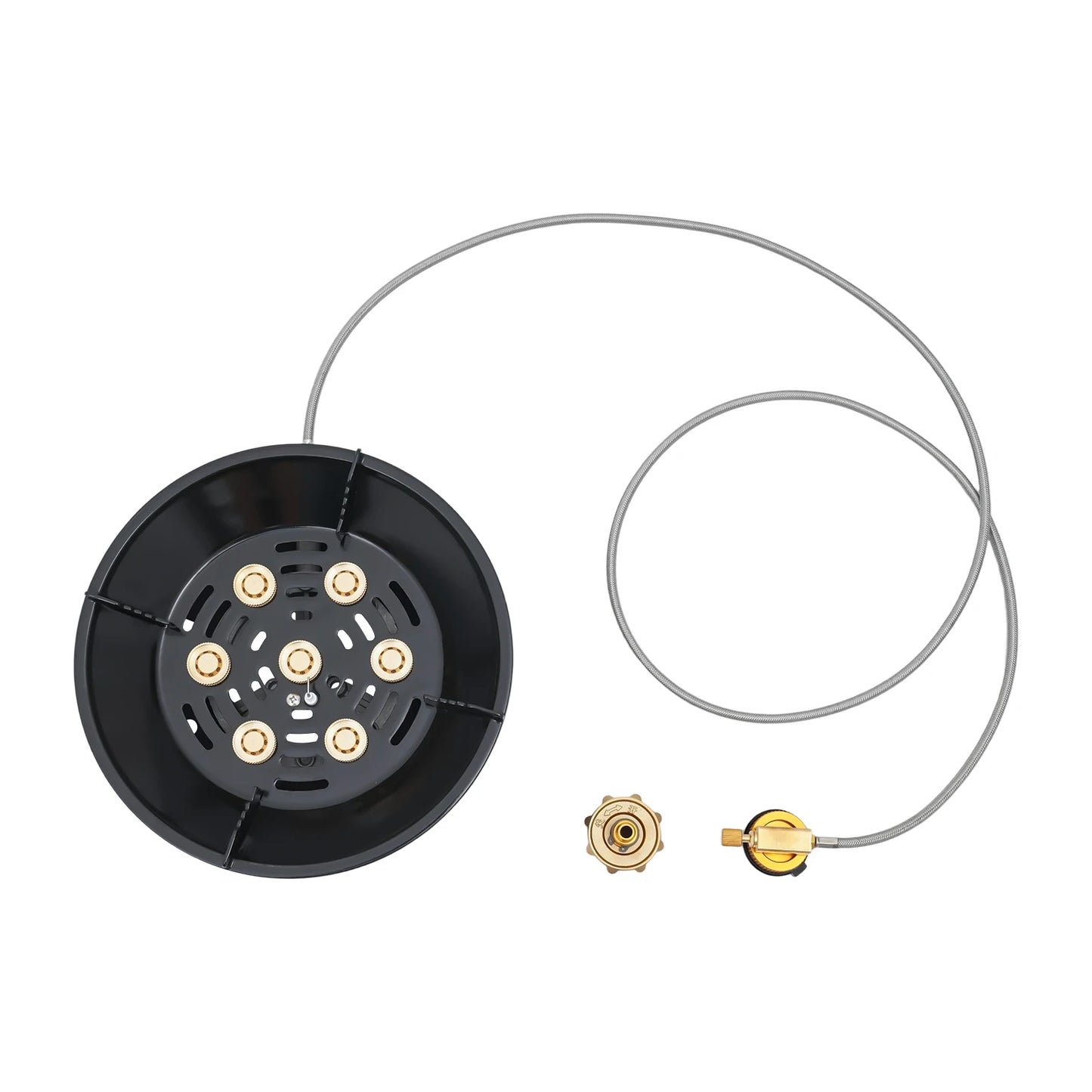 7-Core Camping Stove Windproof Electronic Ignition