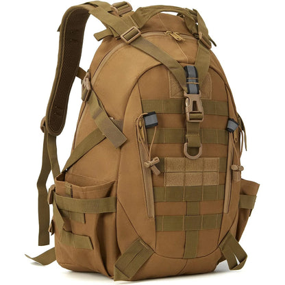 Tactical backpacks, modular loading systems, featuring reflective strips