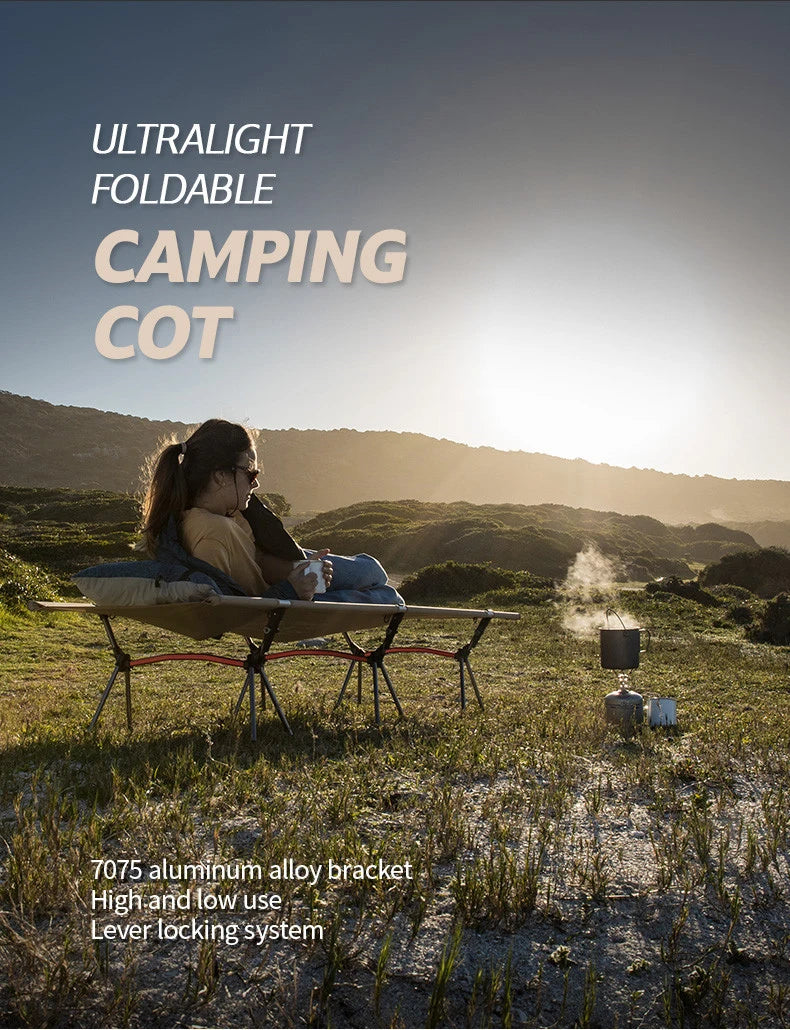 WESTTUNE Ultralight Aluminum Alloy Sleeping Cot