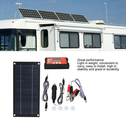 Portable 600W Solar Panel Charger, 100A Charge Controller