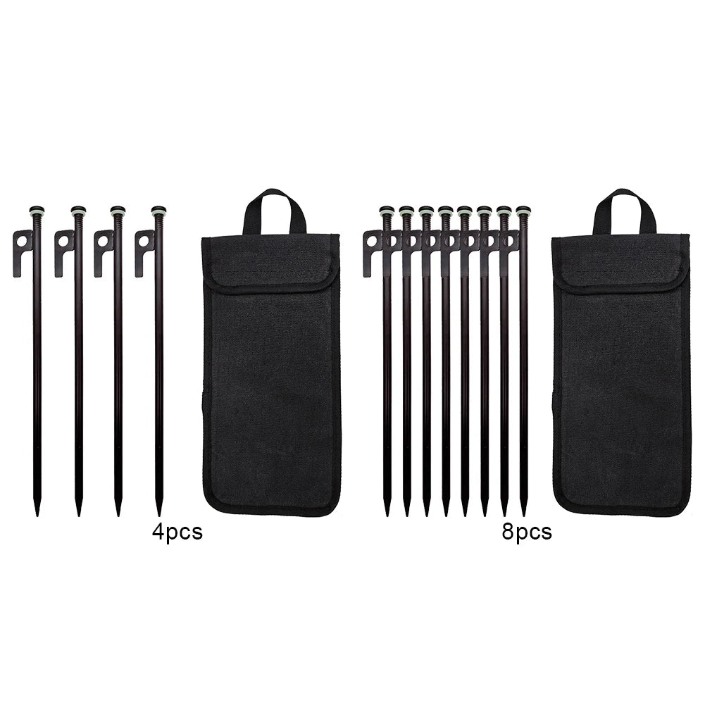 4 & 8 Pcs Forged Steel Ten Stakes