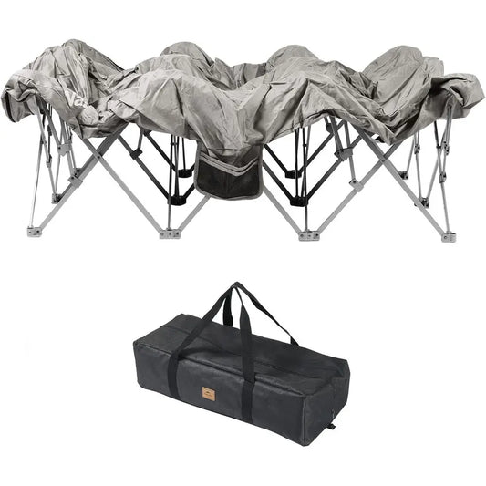 2 Person Camping Cot, Full Size Air Mattress Not Included