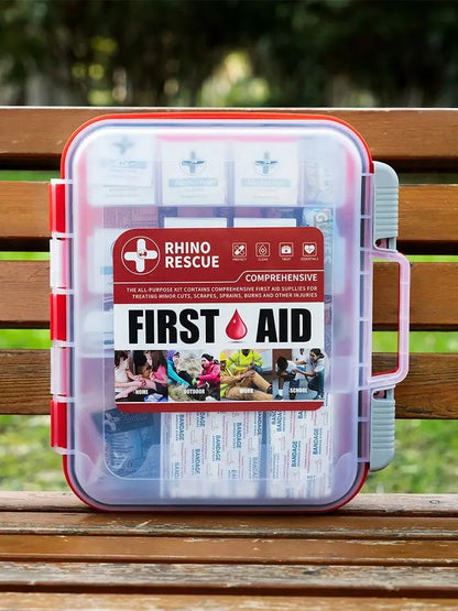 RHINO RESCUE 350 Pieces OSHA All-Purpose First Aid Kit