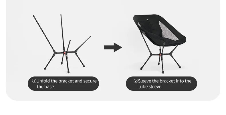 Naturehike Ultralight Folding Camping Chair 200kg load