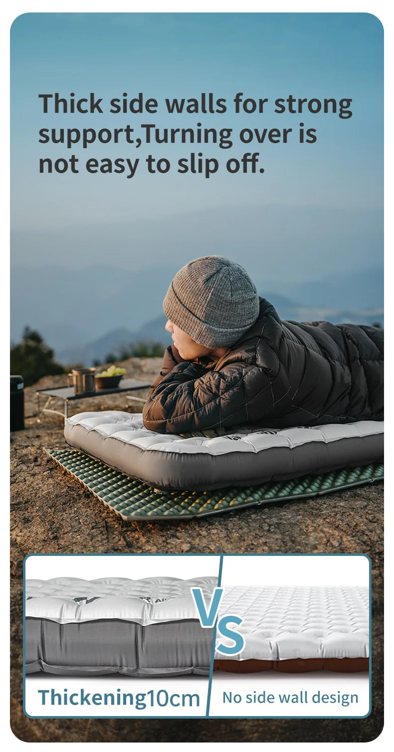 Naturehike R6.5 Air Mattress 10cm Thickened Ultralight Sleeping Pad
