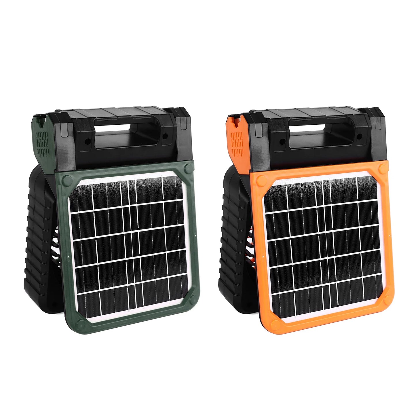 Solar Fan, 4 Speed w/LED Light, Timer