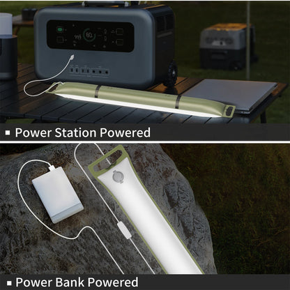 SELORSS Solar Camping Lantern 2000mAh, Waterproof, USB-Type C