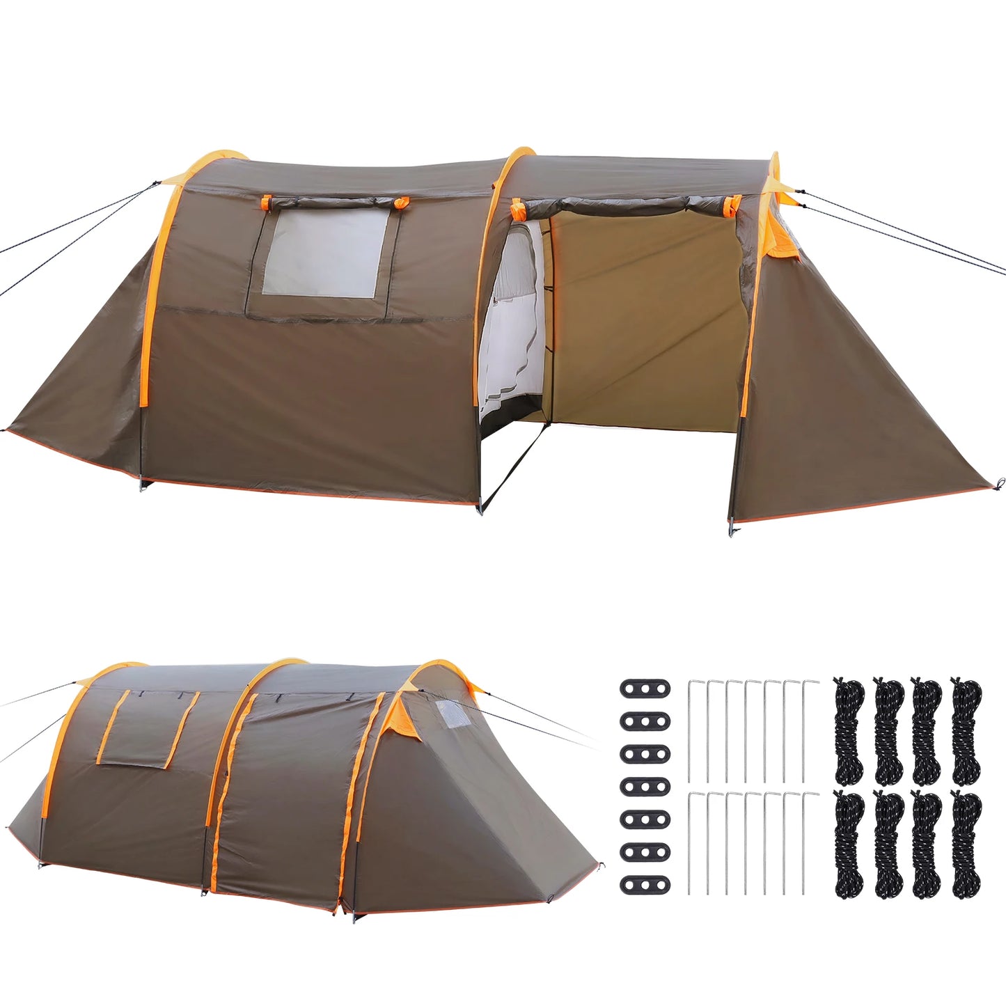Oxford 2-Person Backpacking Tent Windproof Lightweight, Rainproof, Waterproof