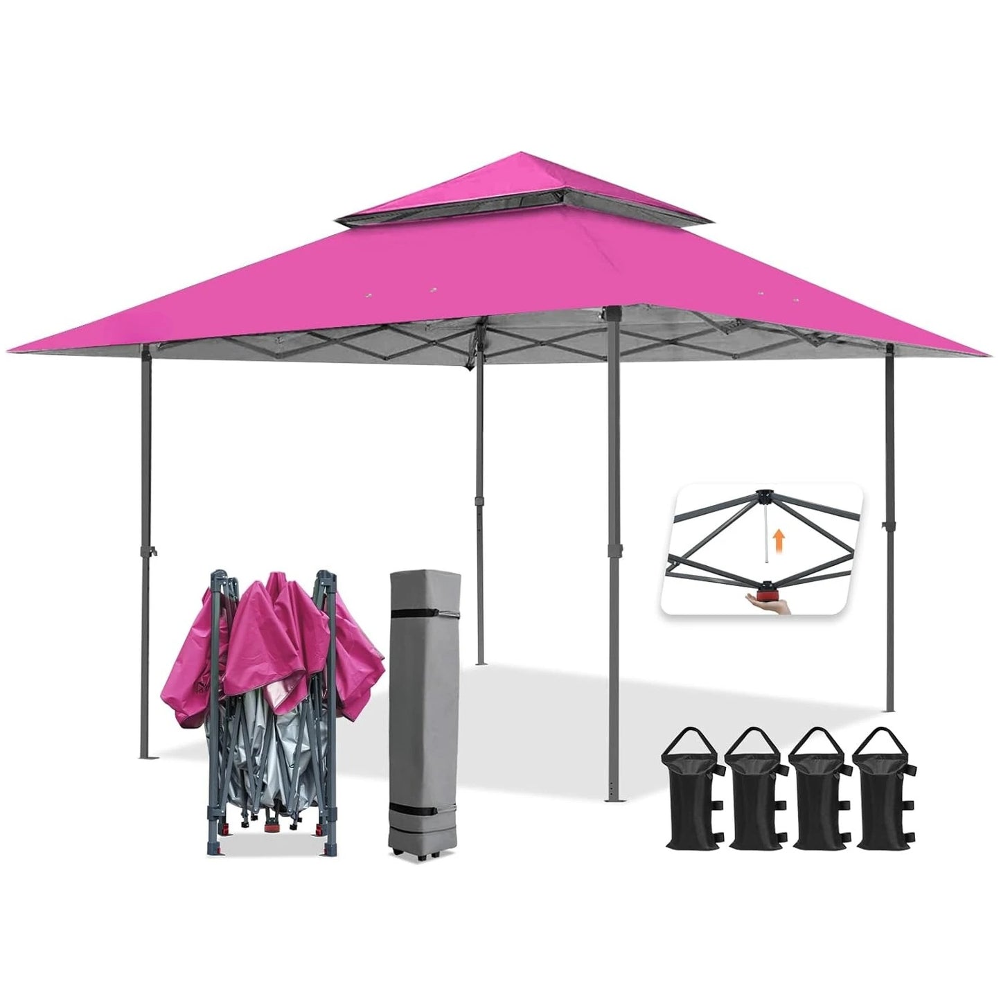 13x13 Straight Leg Pop-Up Canopy Tent