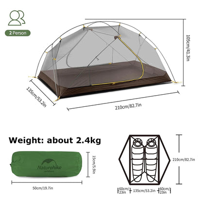 Naturehike Mongar 2 Person, Ultralight, waterproof Tent