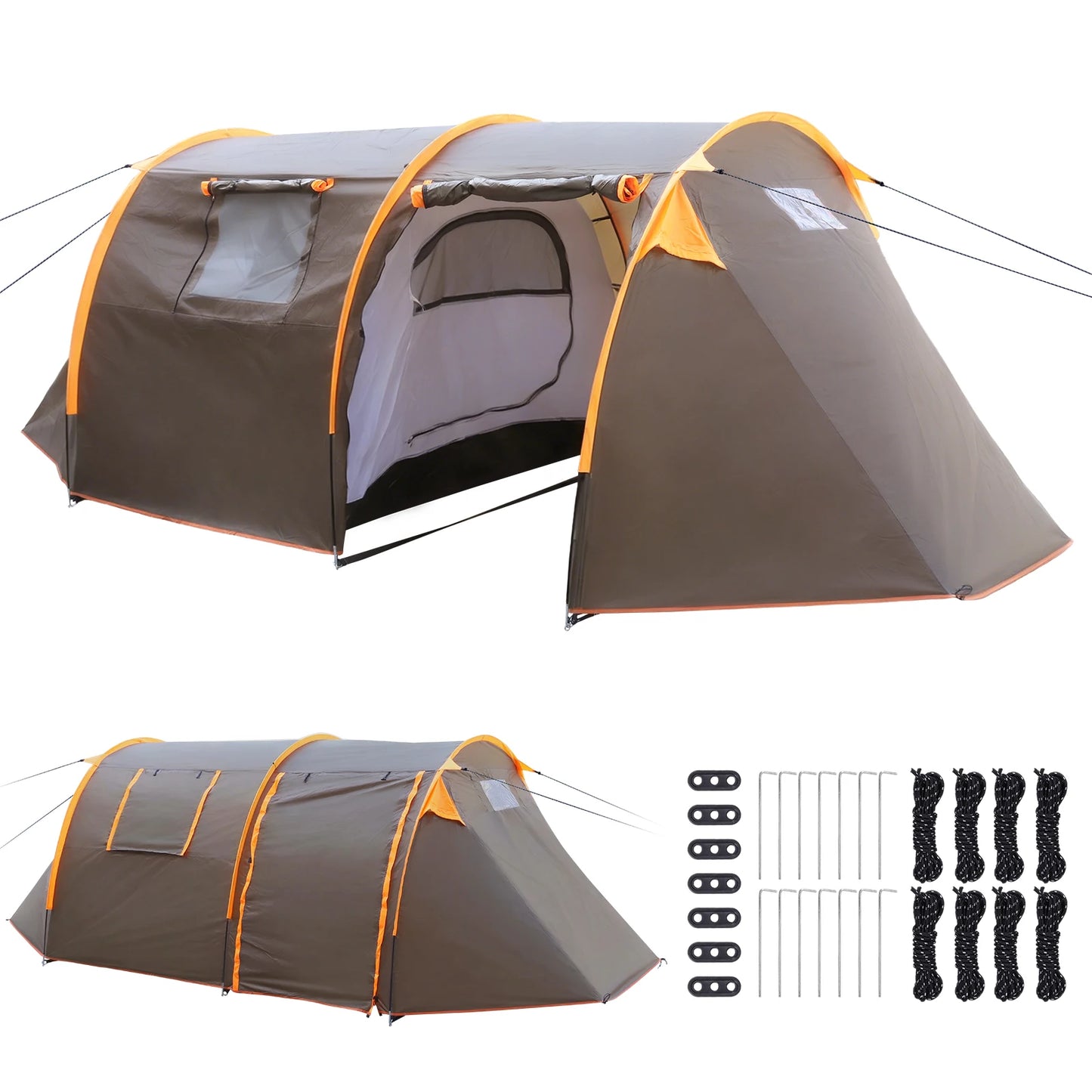 Oxford 2-Person Backpacking Tent Windproof Lightweight, Rainproof, Waterproof