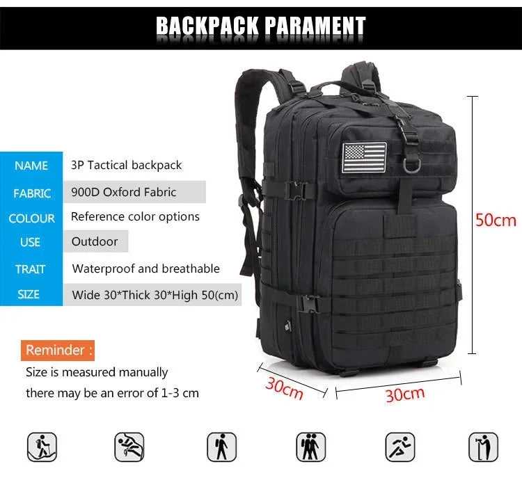 45L Tactical Backpack