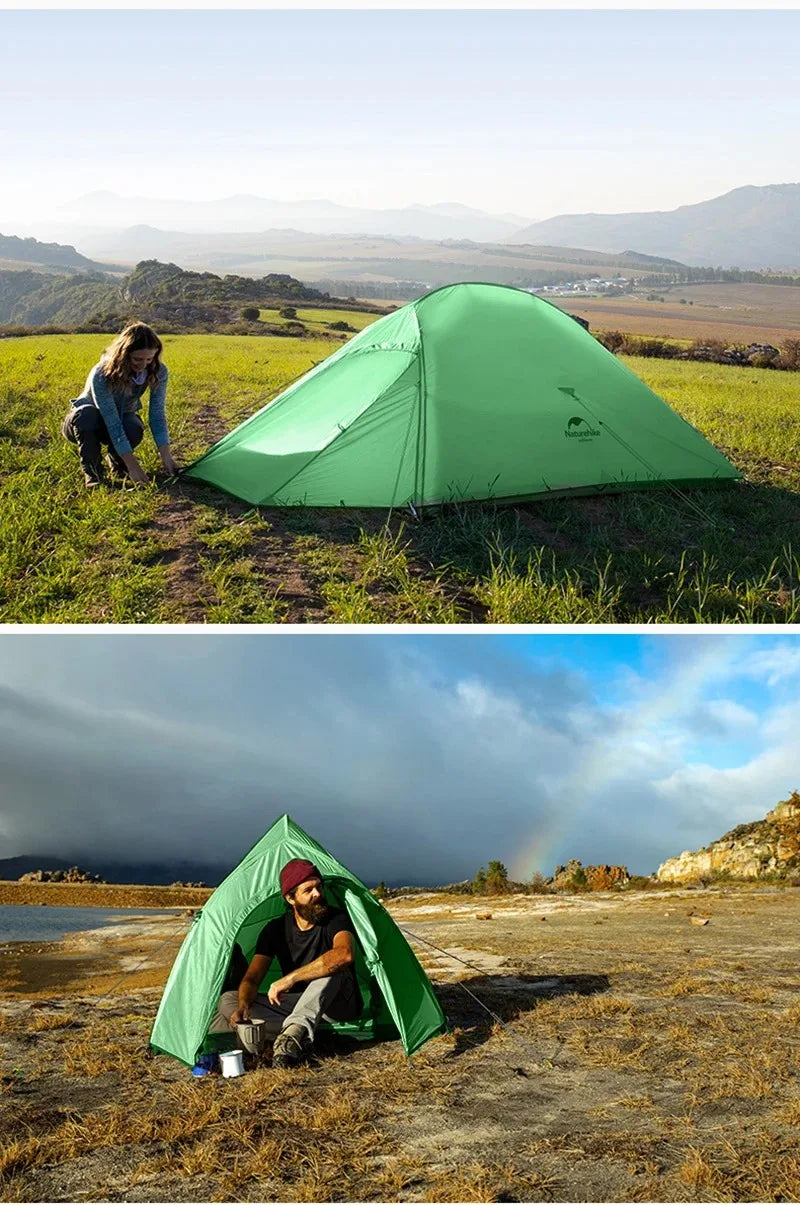 Naturehike Cloud Up 2 Person Camping Tent Waterproof Ultralight 3-4 Season Outdoor Hiking Backpacking Shelter