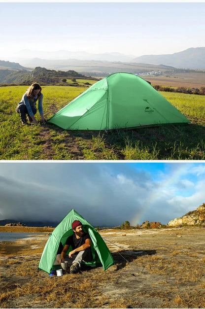 Naturehike Cloud Up 2 Person Camping Tent Waterproof Ultralight 3-4 Season Outdoor Hiking Backpacking Shelter