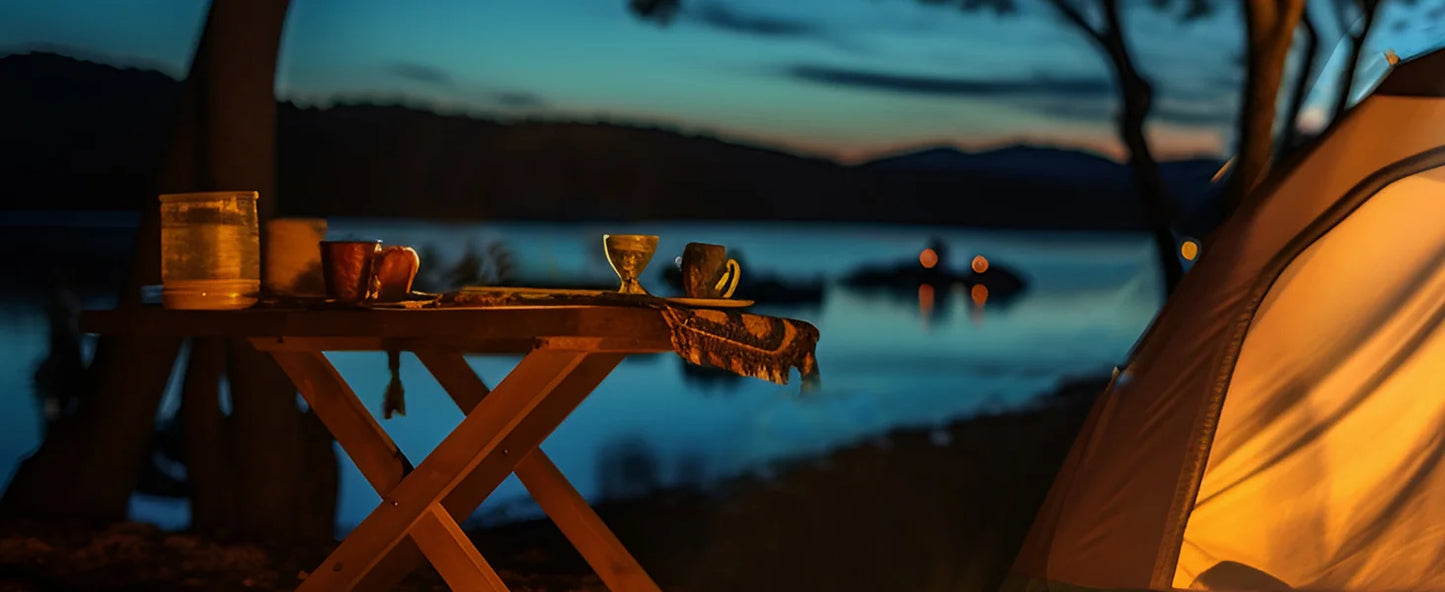 SELORSS Solar Camping Lantern 2000mAh, Waterproof, USB-Type C