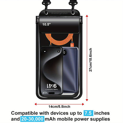Large Waterproof Phone Bag for 7.5 In