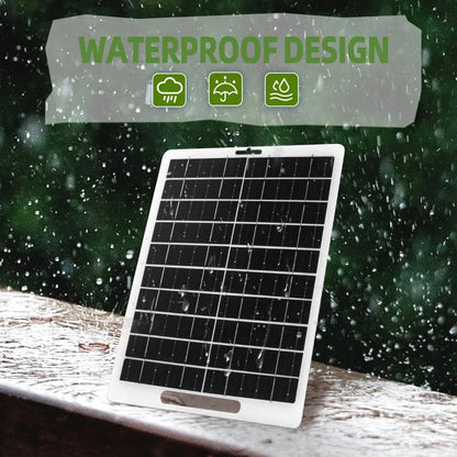 Solar Panel 30W With USB Waterproof Outdoor