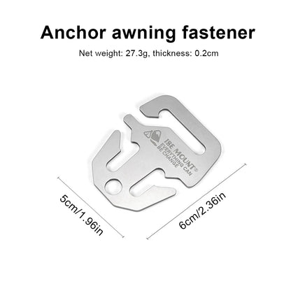 5&10Pcs Camping Tent Cord Rope Fastener