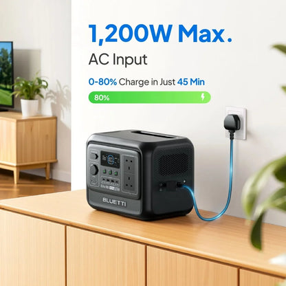 BLUETTI Elite 100 V2 Portable Power Station 1800W 1024Wh Solar Generator