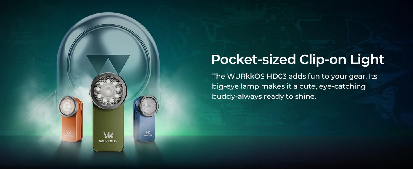 Wurkkos: USB Rechargeable Pocket Flashlight with Magnet
