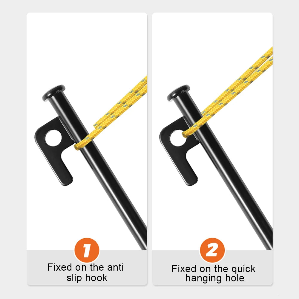 4 & 8 Pcs Forged Steel Ten Stakes