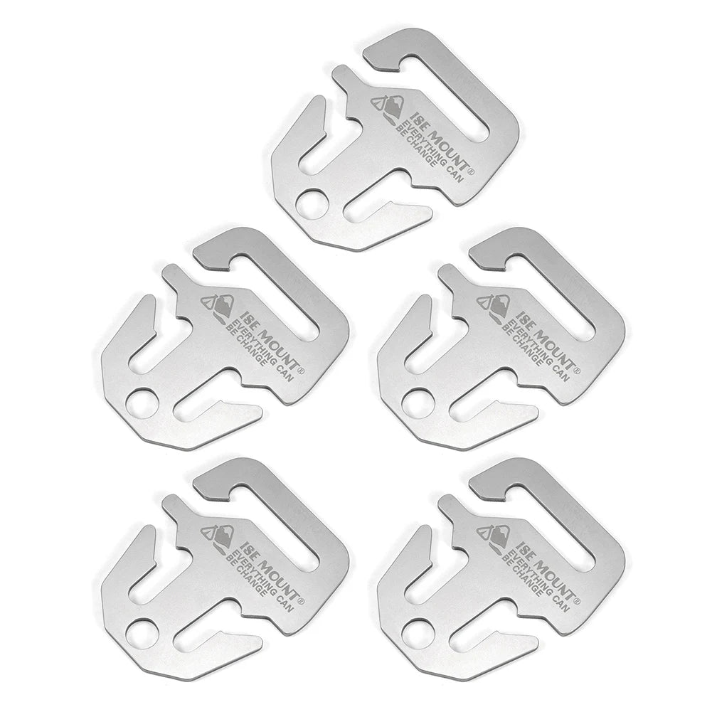 5&10Pcs Camping Tent Cord Rope Fastener