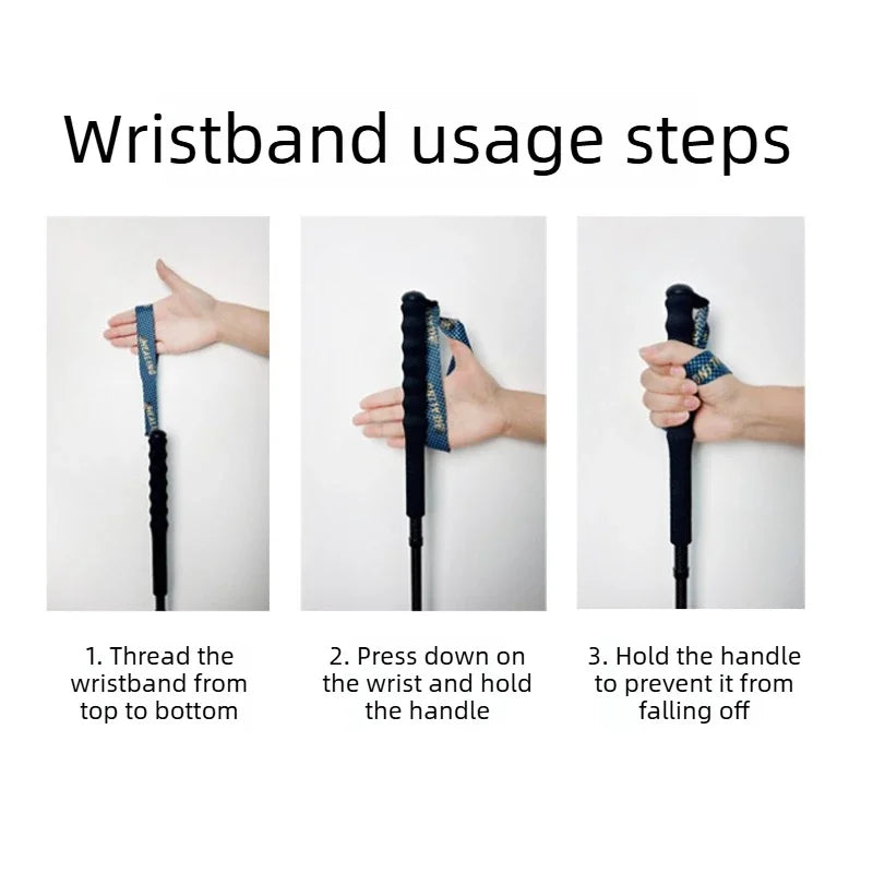 2PCs Trekking Poles Carbon Fiber,115g Ultra-Light