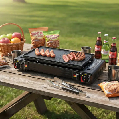 2-Burner Portable Gas Stove