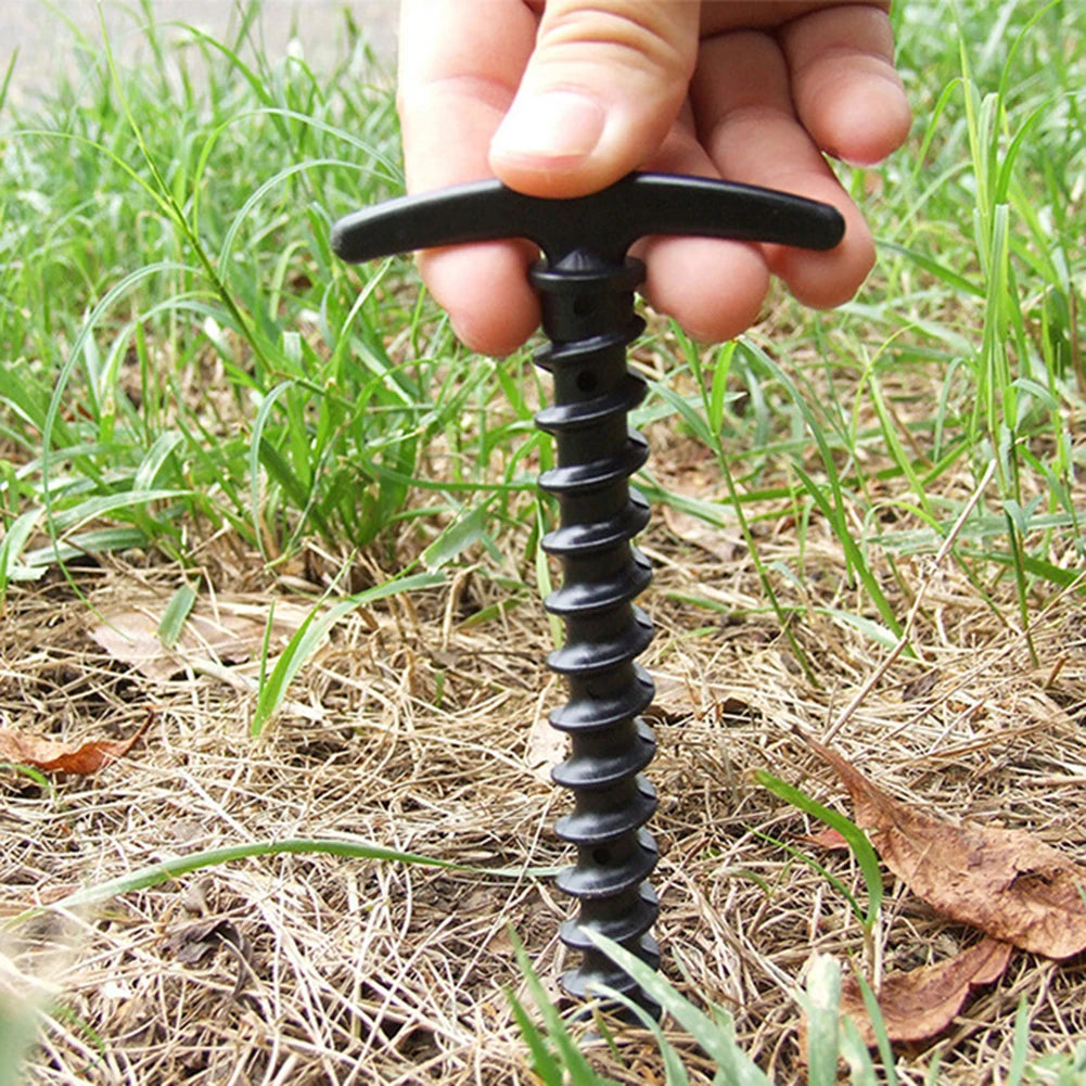 10pcs Camping Peg Screw Stakes