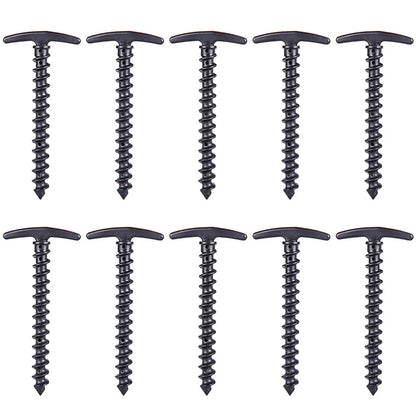 10pcs Camping Peg Screw Stakes
