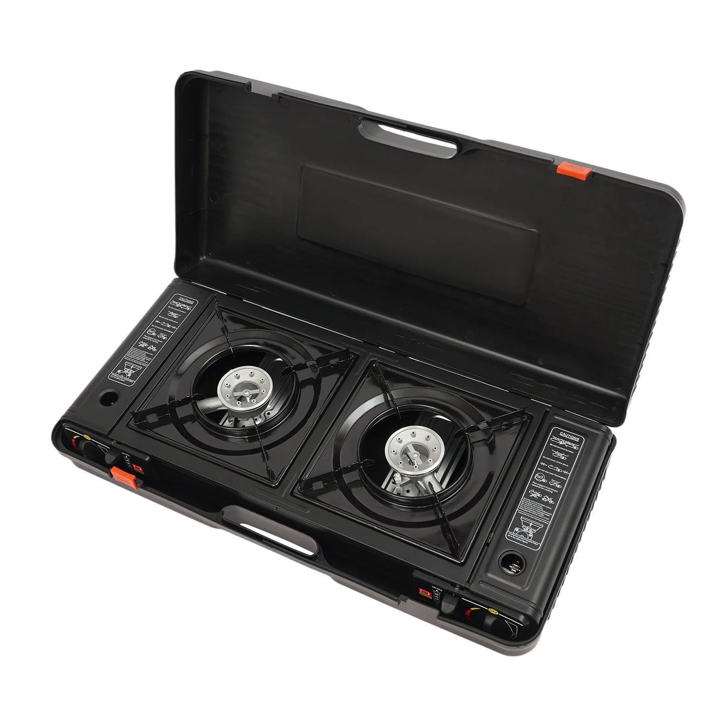 2in1 2-Burner Portable Camping Stove