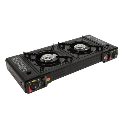 2in1 2-Burner Portable Camping Stove